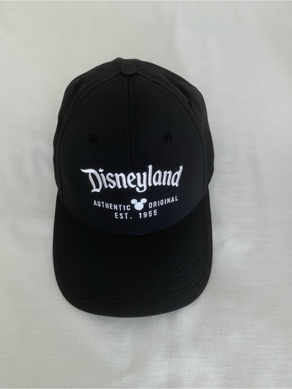 Disney Disneyland Authentic Original Mickey Mouse Adjustable Baseball Hat Black